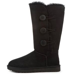 UGG Australia Black Bailey  Button Boots